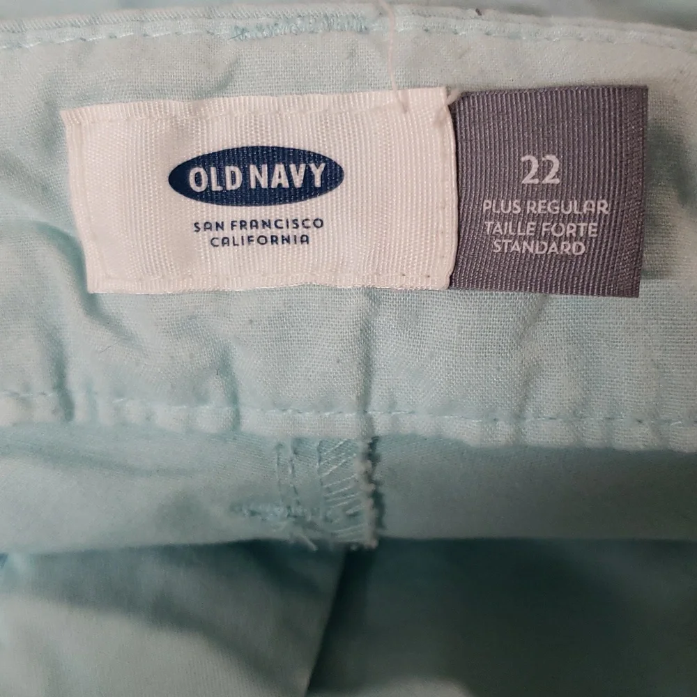 Old Navy Light Blue Cotton Shorts Size 22